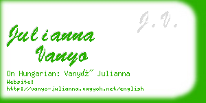 julianna vanyo business card